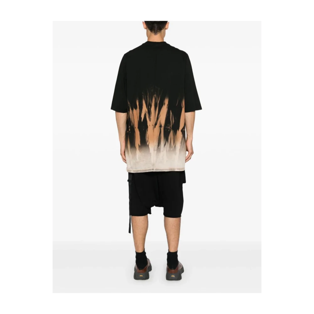 Rick Owens Jumbo T-shirt met korte mouwen Black Heren