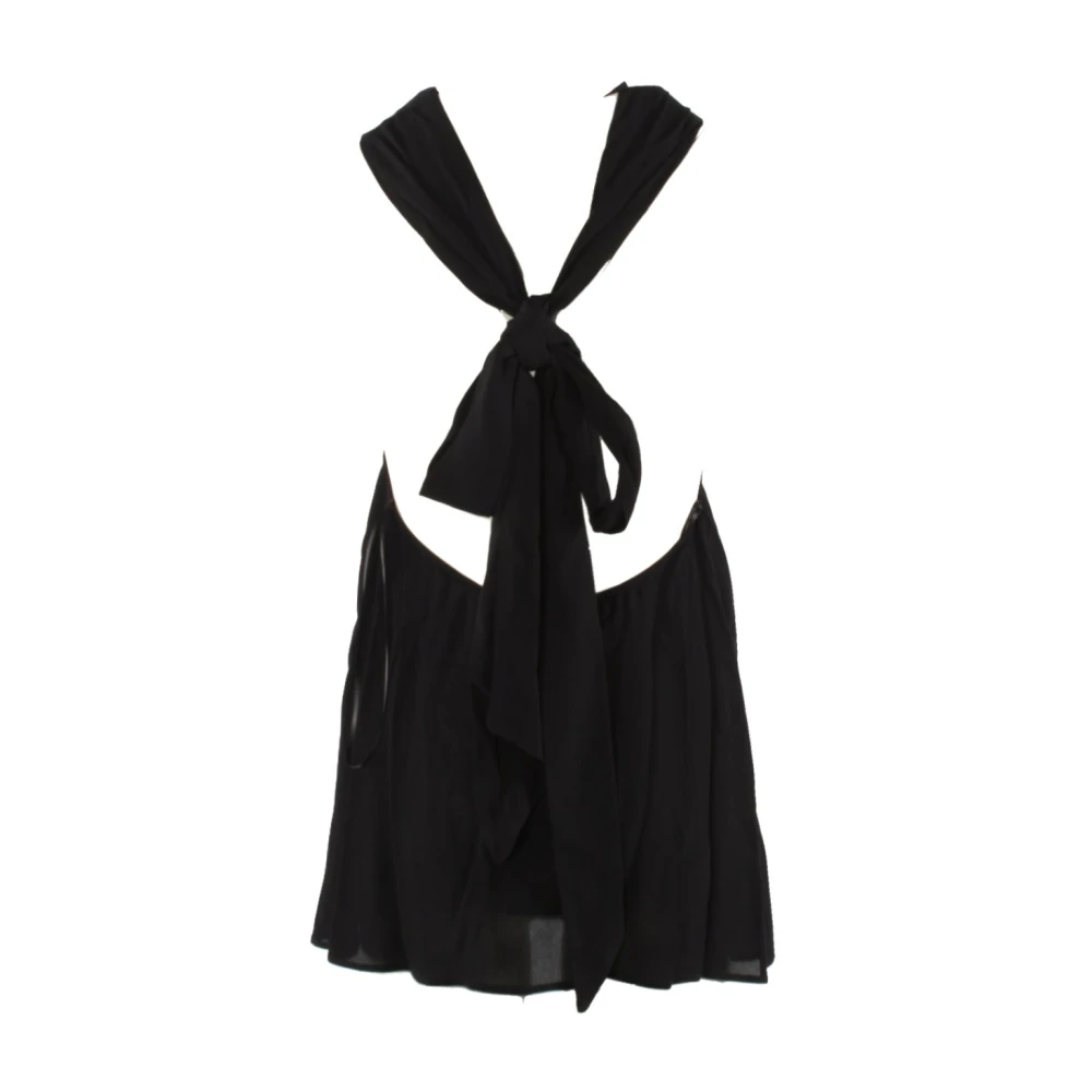 pinko Zwarte Top 100% Viscose Vrouwen Black Dames