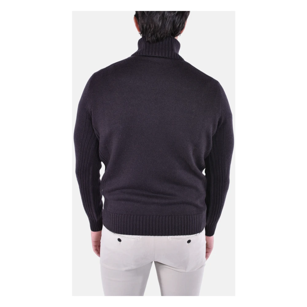 Kangra Wollen Coltrui Black Heren