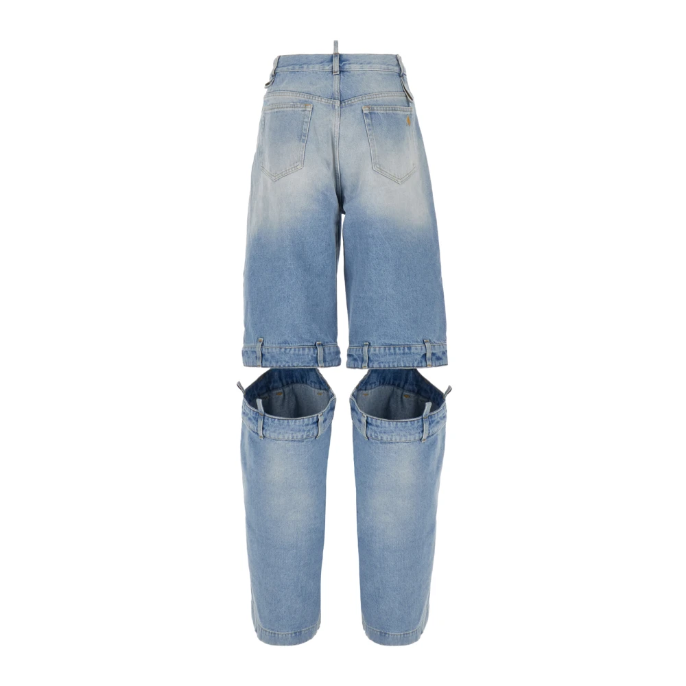 The Attico Klassieke Denim Jeans voor dagelijks gebruik Blue Dames