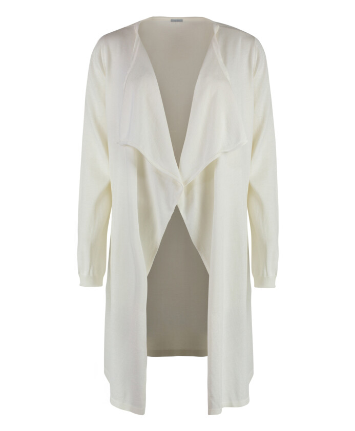 gilet-tricot-soie-coton-col-chale