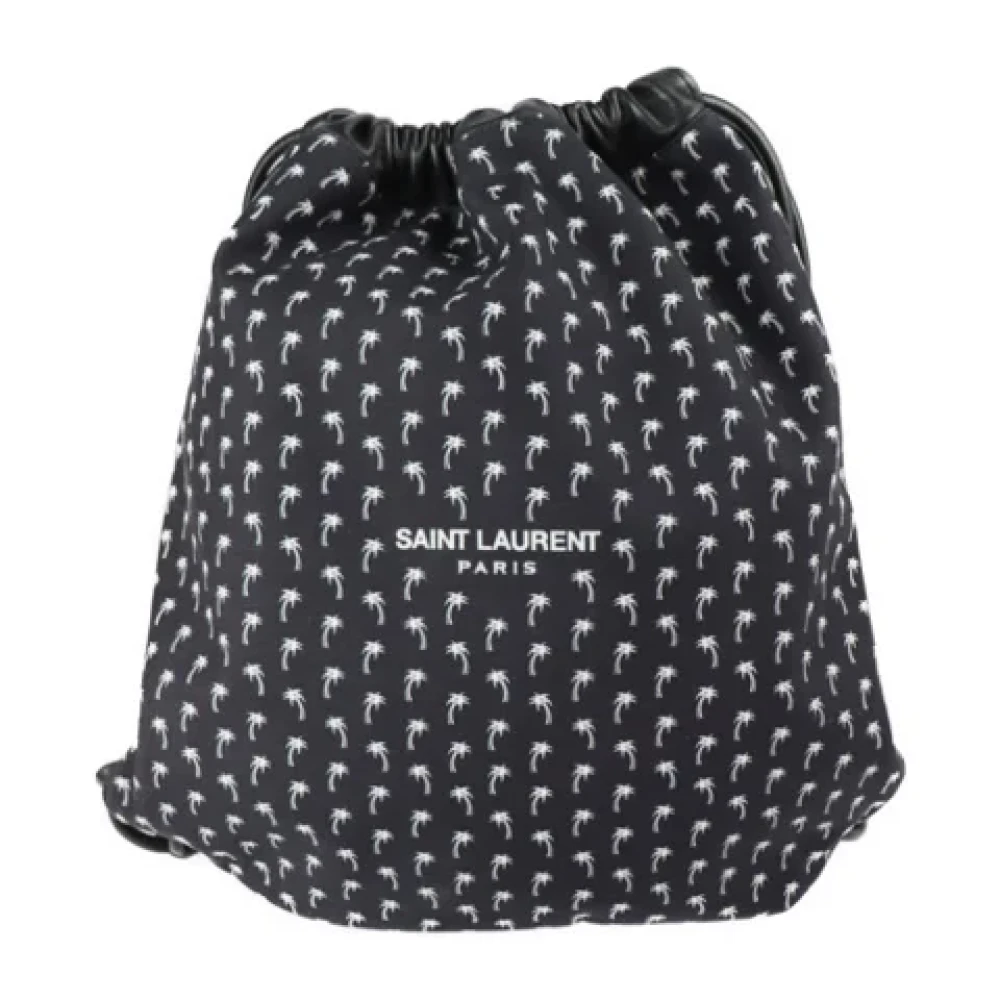 Yves Saint Laurent Vintage Pre-owned Fabric shoulder-bags Black Dames