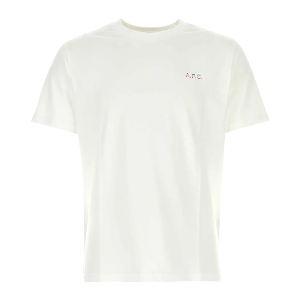 A.p.c. Witte T-shirts en Polos Jersey BIO Couleur White Heren