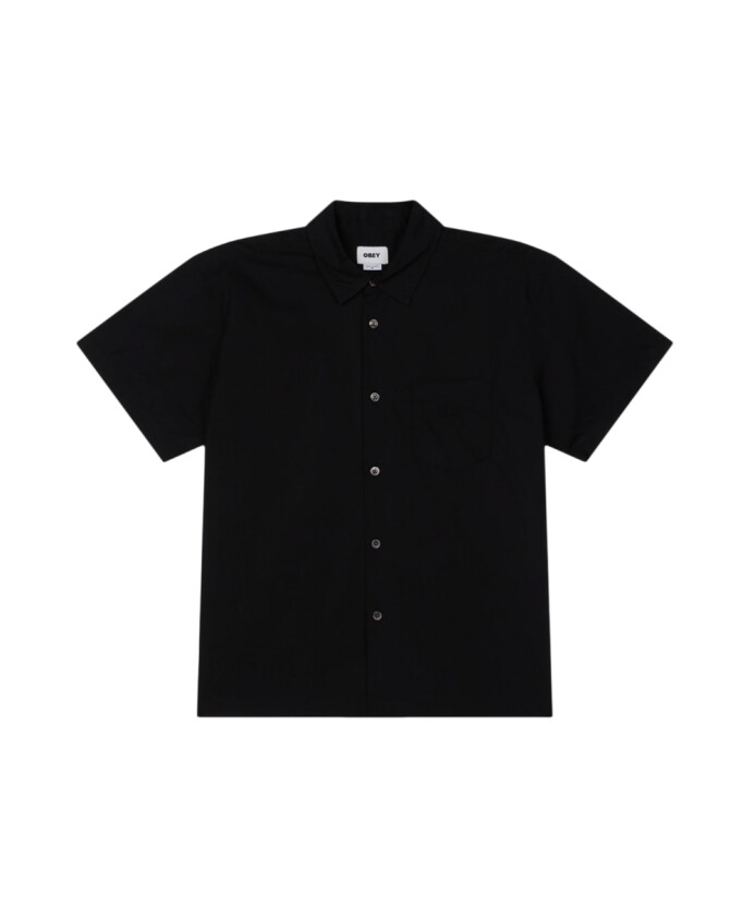 black-wire-woven-shirt