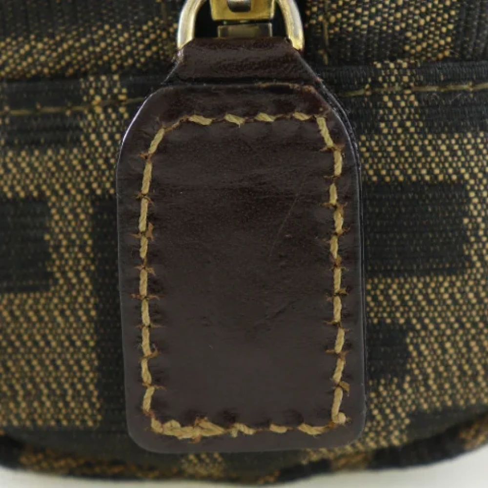Fendi Vintage Pre-owned Canvas clutches Brown Dames