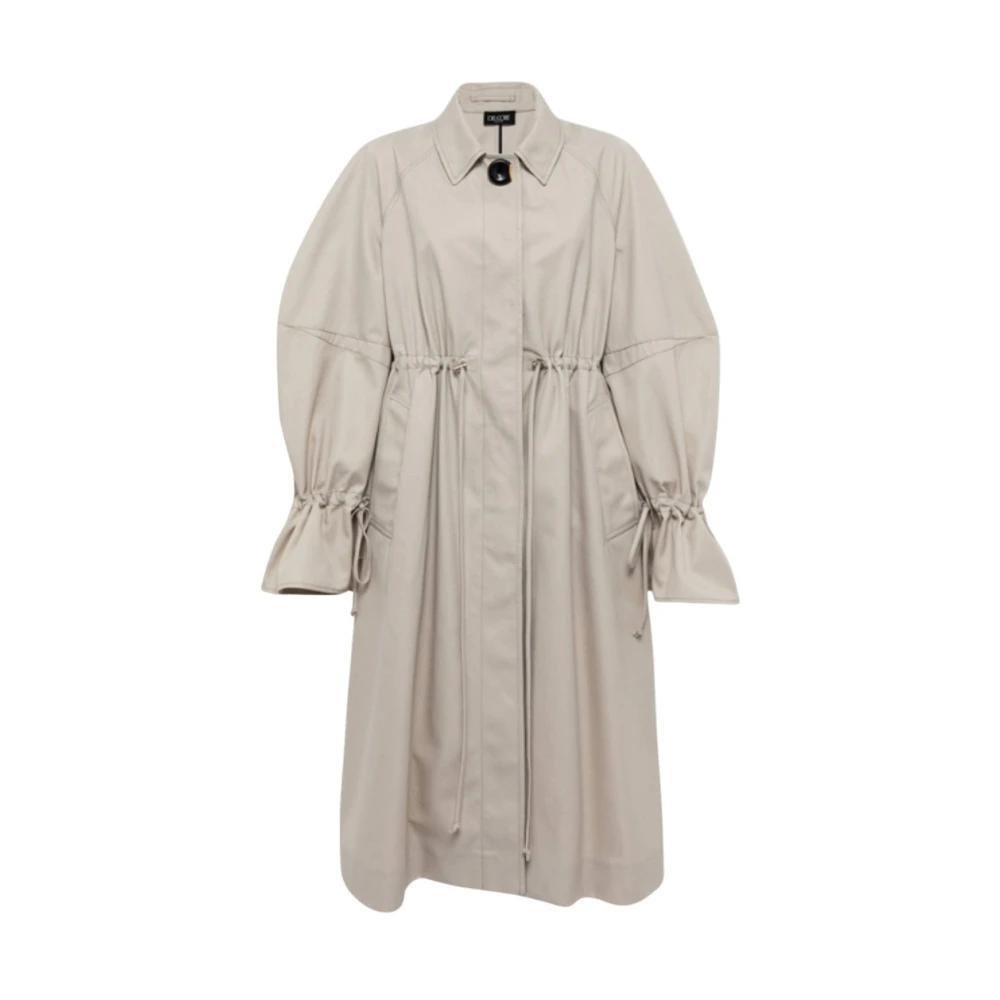 Del Core Trenchcoat met trekkoord Beige Dames