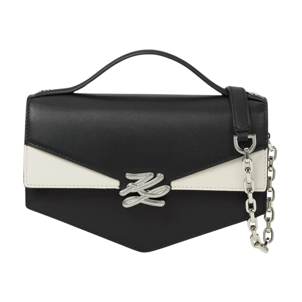 Karl Lagerfeld Women's Black Studio Shoulder Bag - Handbags - One Size - Bags