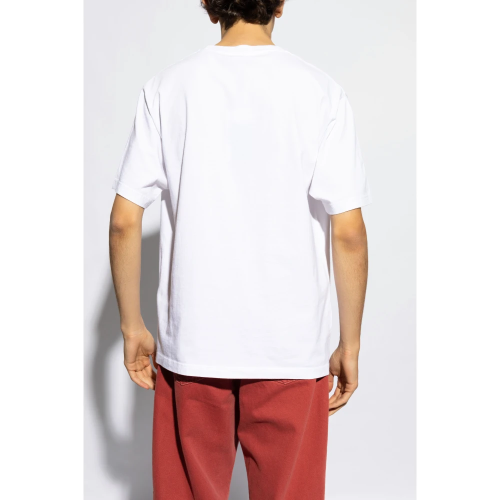 Kenzo T-shirt met logo White Heren