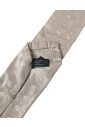 cravate-en-soie-beige-a-pois-classique-ajustable-pour-hommes