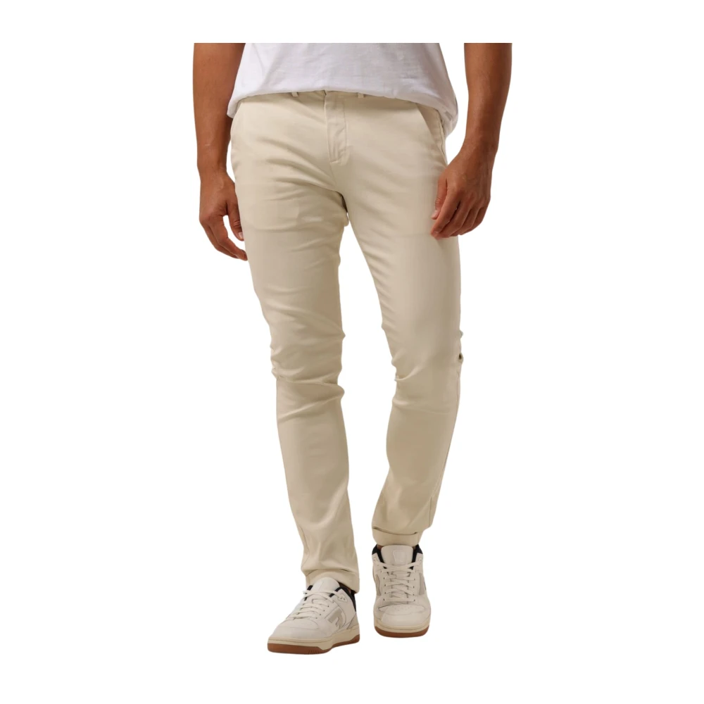 Cast Iron Beige Chino Riser Chino Stretch Beige Heren