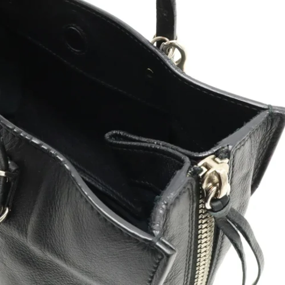 Balenciaga Vintage Pre-owned Leather handbags Black Dames