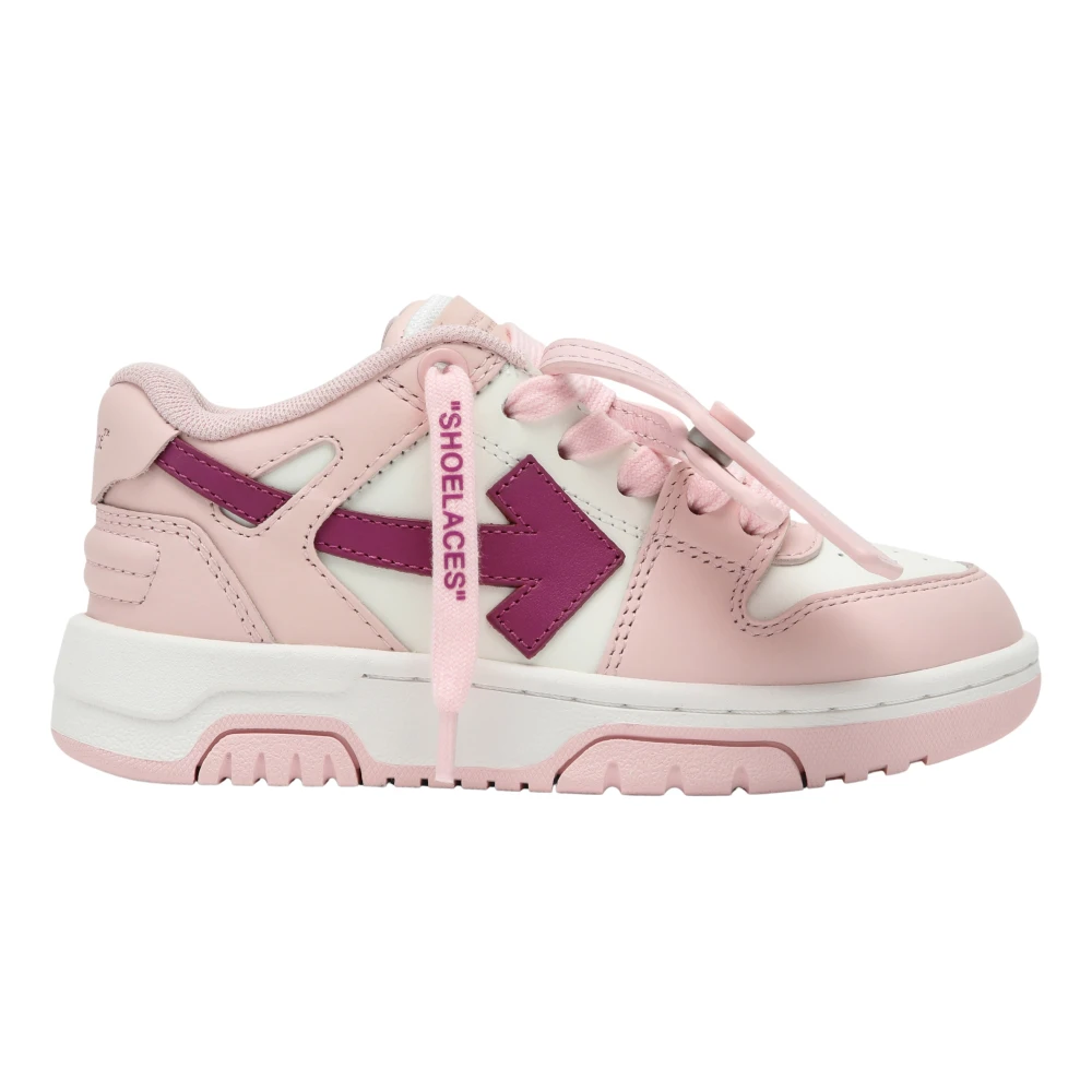 Off White Låg Topp Sneaker i Svart Pink, Flicka