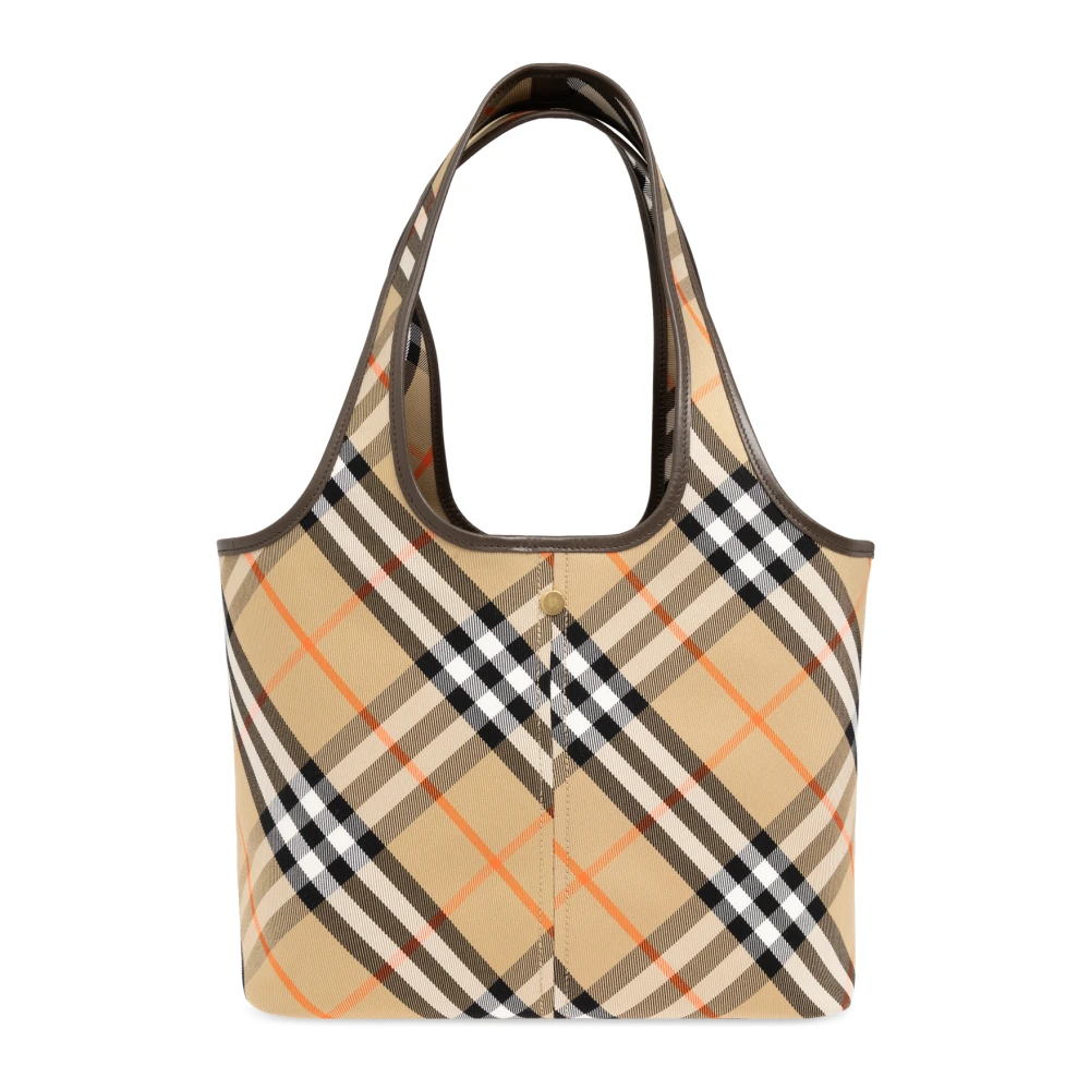Burberry Katoenen tote tas Beige Dames