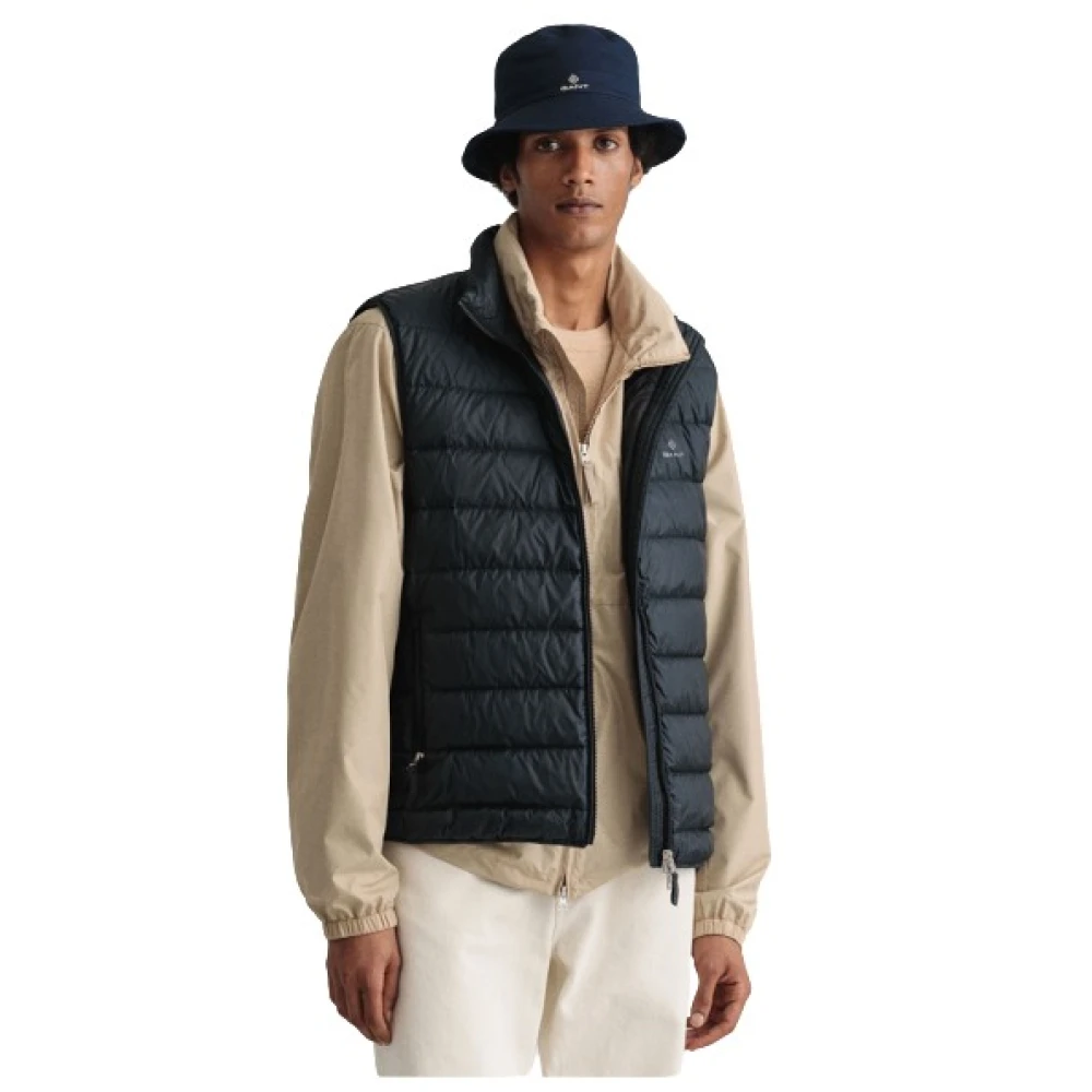 Gant - Jackets > Vests - Black - Gant - Modalova
