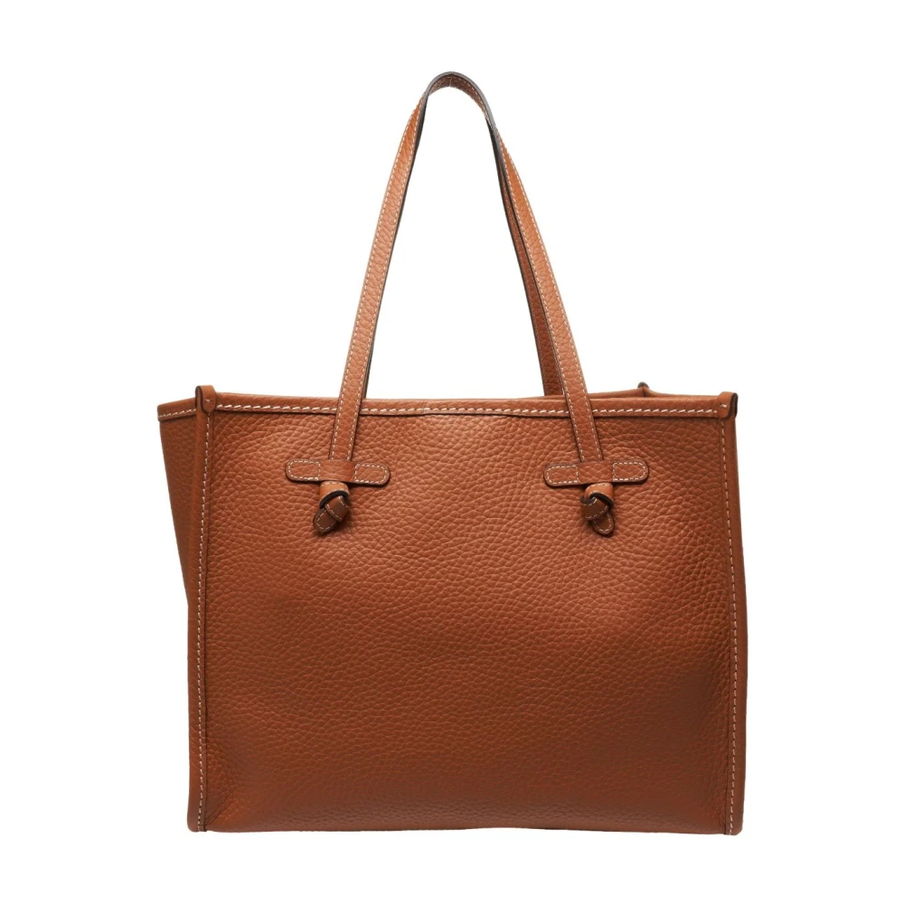 Gianni Chiarini Bruine Leren Shopper Tas Brown Dames