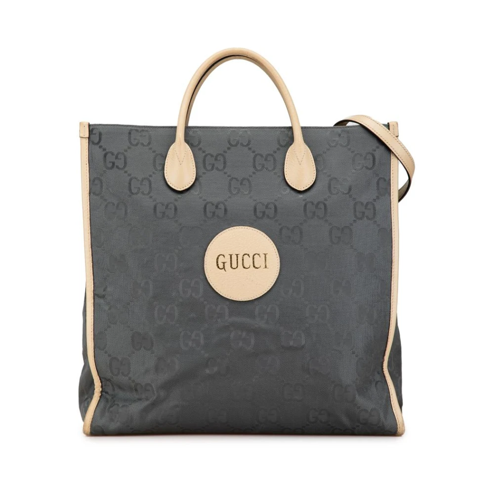 Gucci Vintage Women's Gray Pre-Owned Gucci Gg Monogram Tote