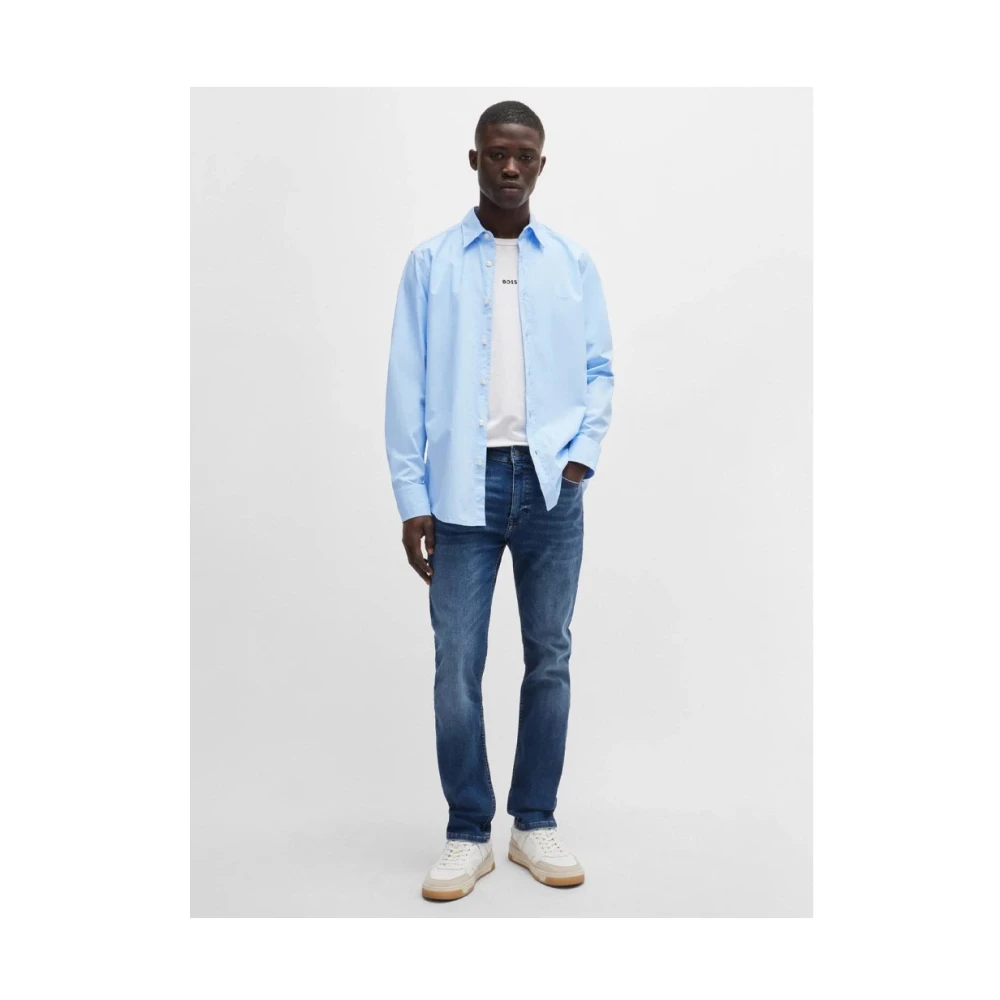 Hugo Boss Casual Overhemd Blue Heren