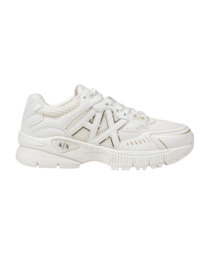 baskets-en-polyester-blanc-a-lacets