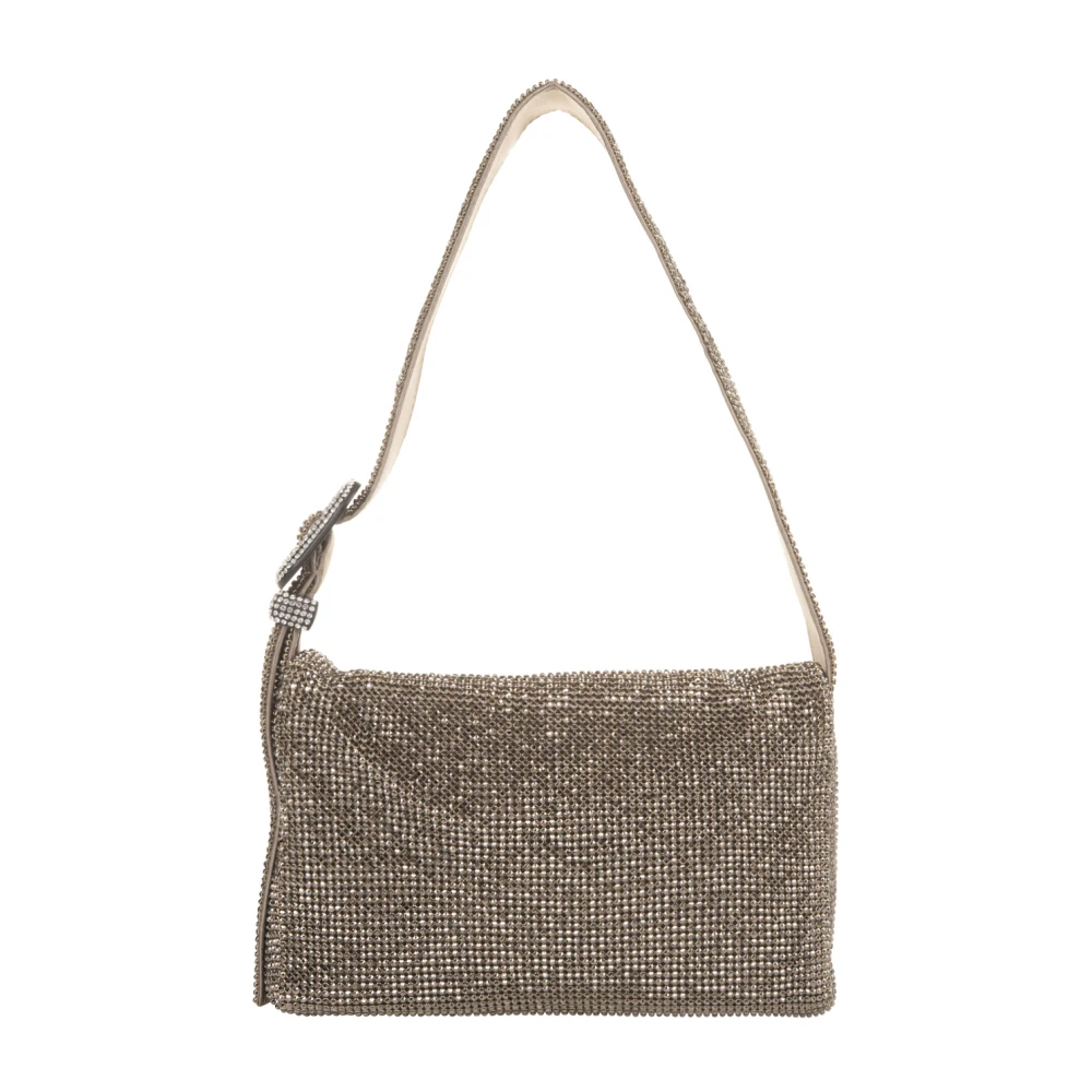 Benedetta Bruzziches Kristal Mesh Schoudertas A Kiss In The Dark Brown Dames
