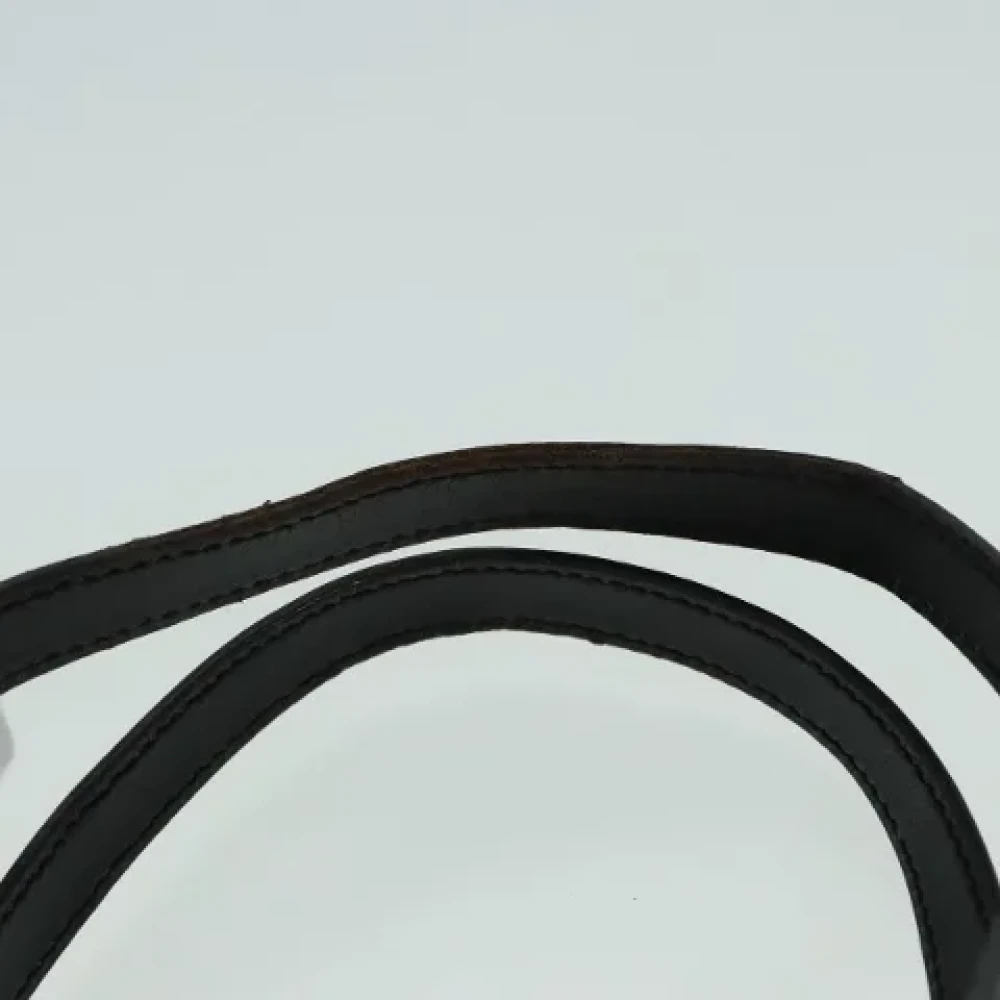 Celine Vintage Pre-owned Leather handbags Black Dames