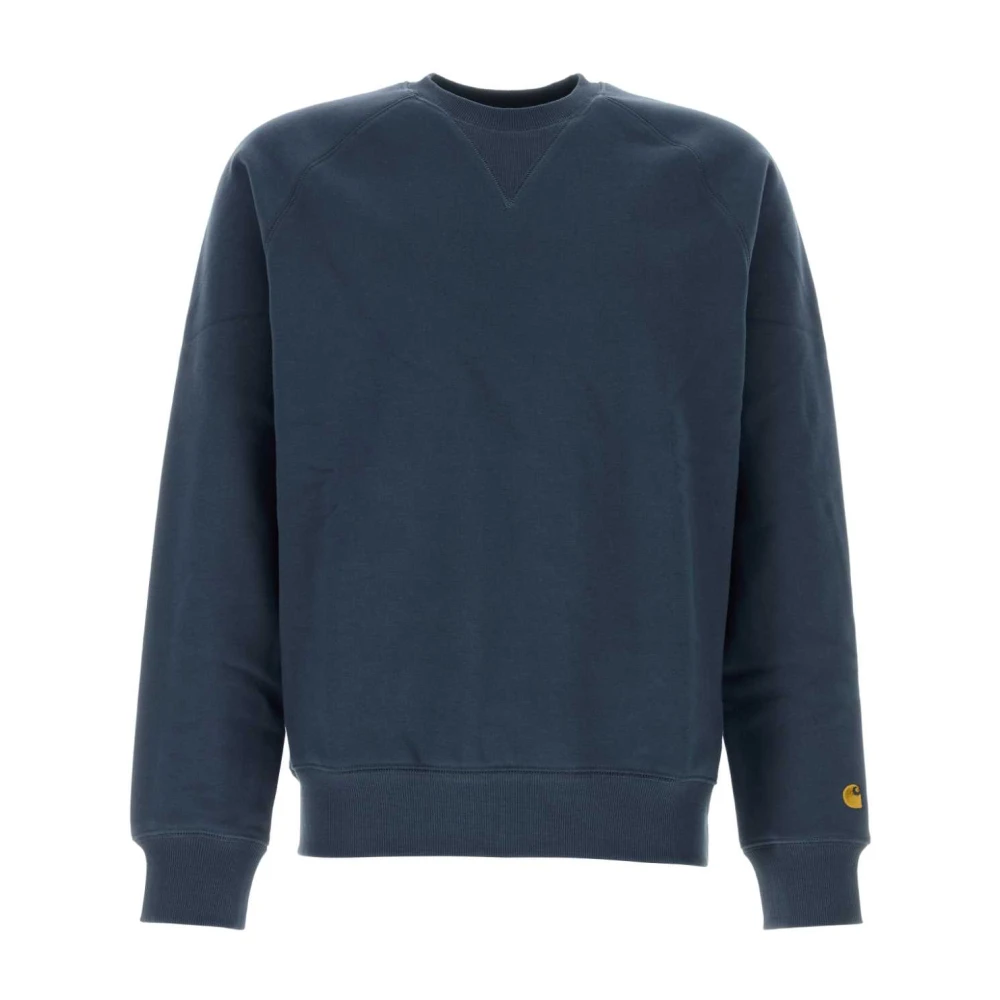 Carhartt WIP Blauwe Chase Sweatshirt voor Mannen Blue Heren