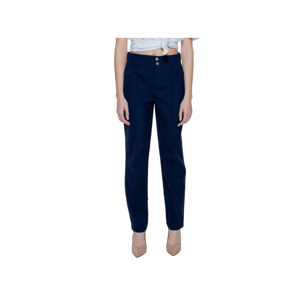 Street One Blauwe Sigarettenbroek Blue Dames