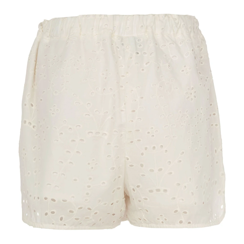 pinko Witte Zomer Bloemen Shorts Vrouwen White Dames