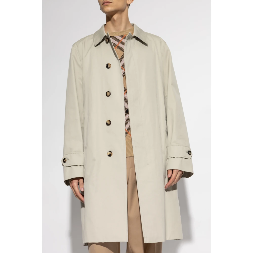 Burberry Katoenen jas Gray Heren