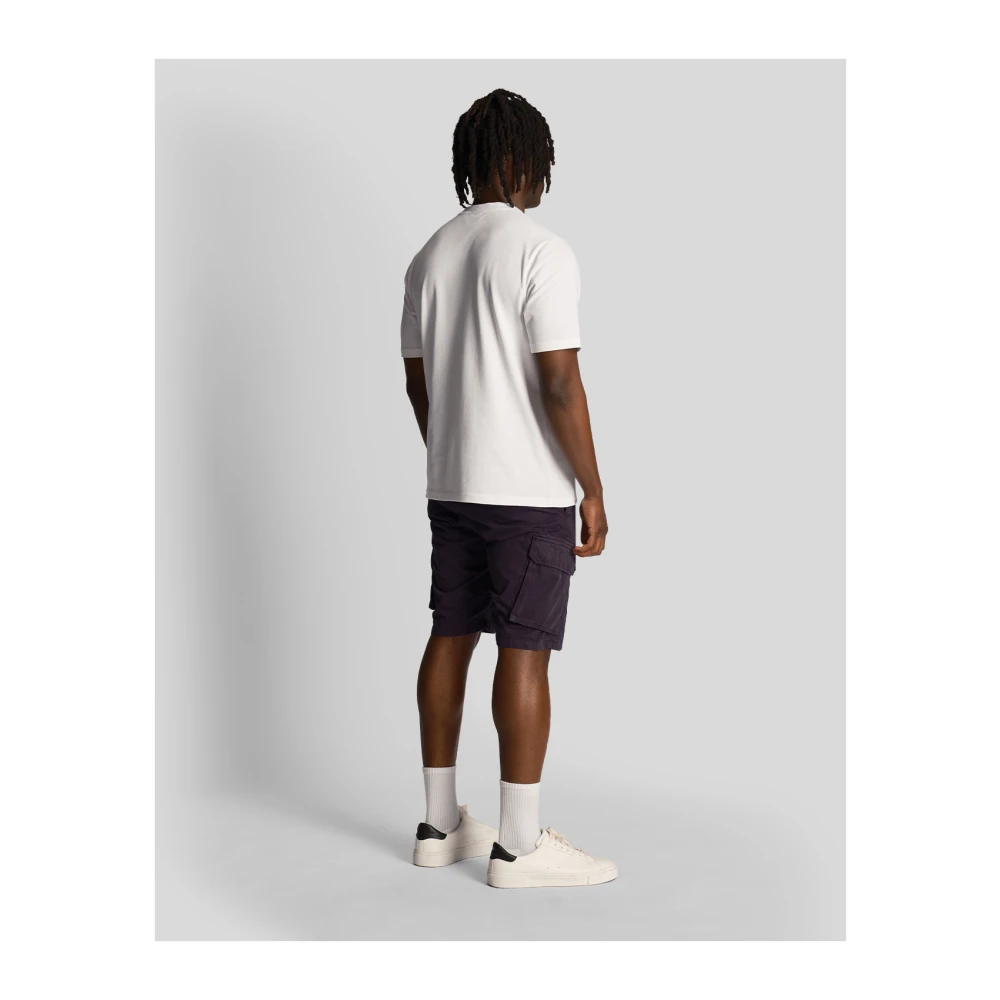 Lyle & Scott Cargo Shorts Wembley Stijl Blue Heren
