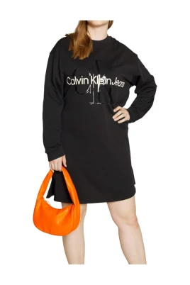 Monogram Sweatshirt Klänning