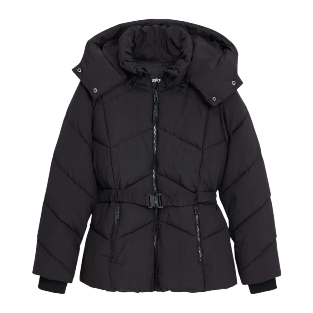 Desigual Donna Nero Giacche,, New, Extra Grande