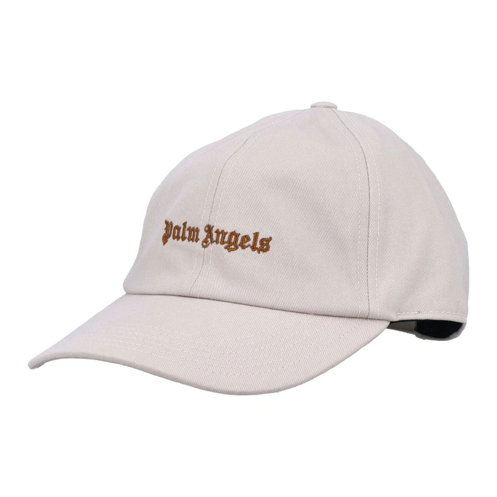 Palm Angels Licht Beige Klassieke Logo Pet Beige Heren