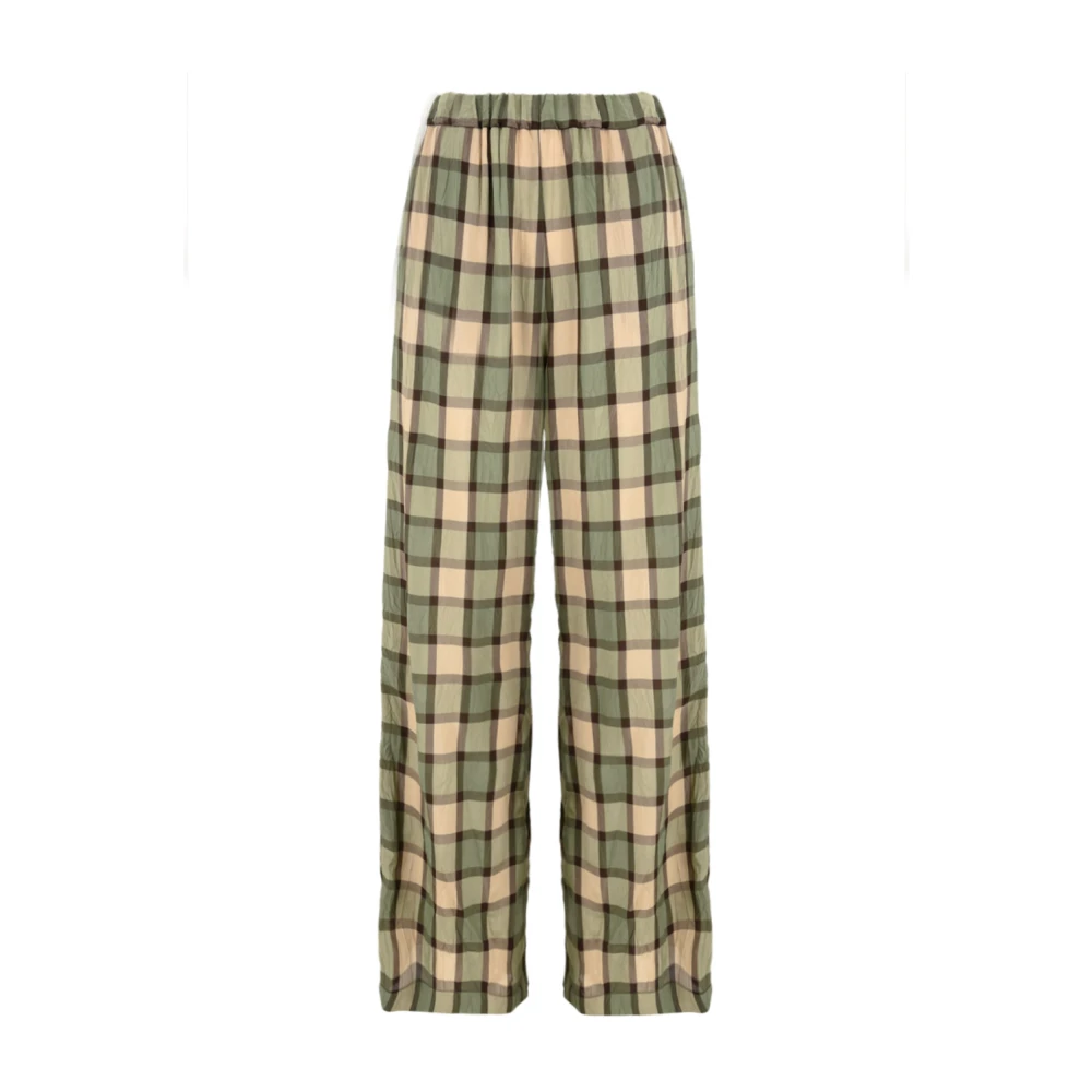 Aspesi Wijde broek Green Dames