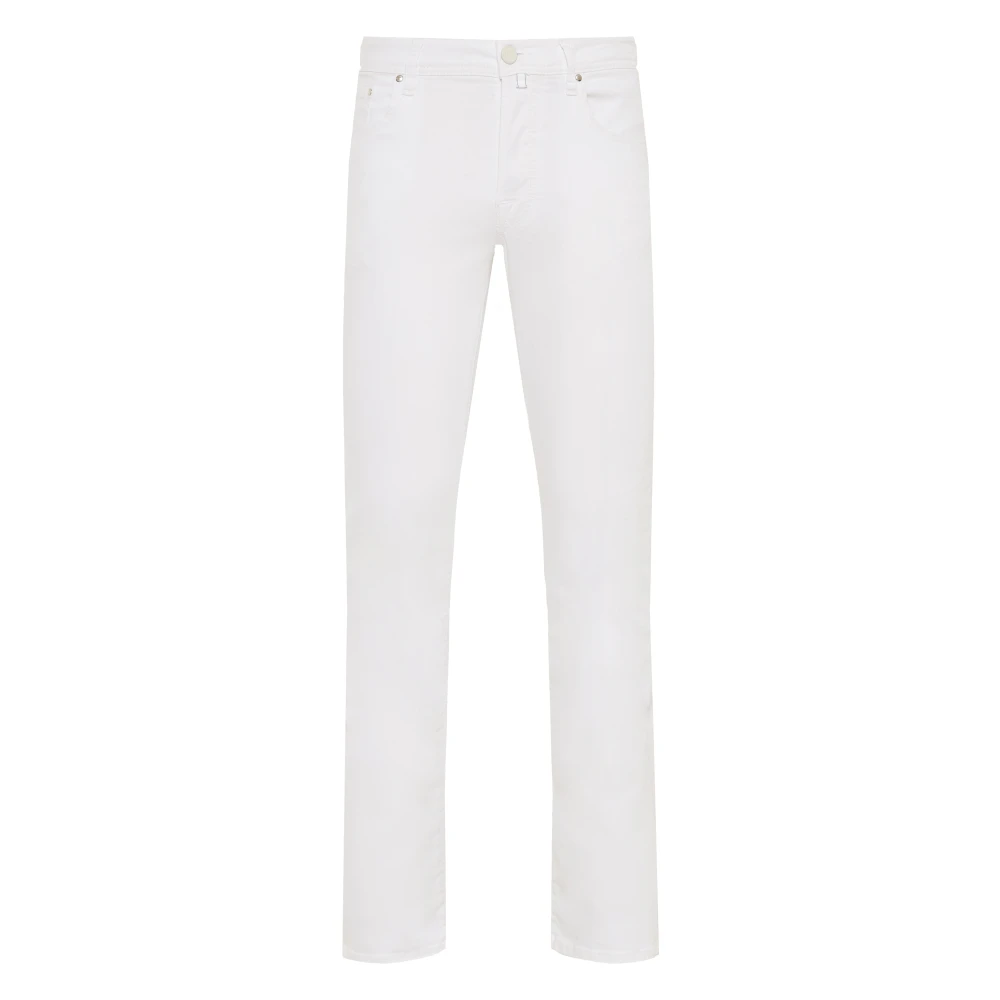 Jacob Cohën Bard Katoenmix Broek White Heren