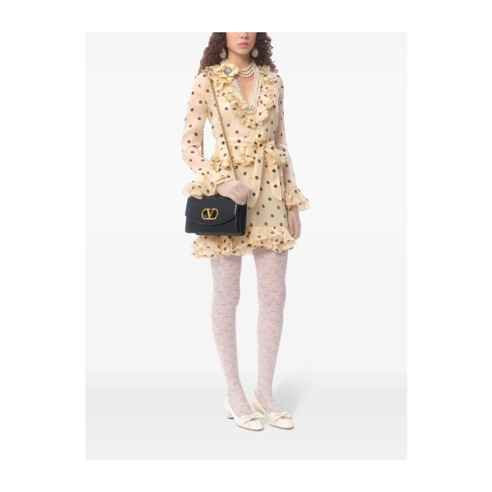 Valentino Garavani Stijlvolle Jurken Collectie Beige Dames