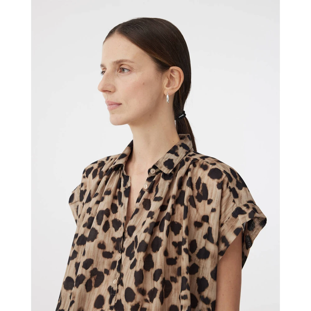 Knit-ted Mouwloze Top Bodee Brown Dames