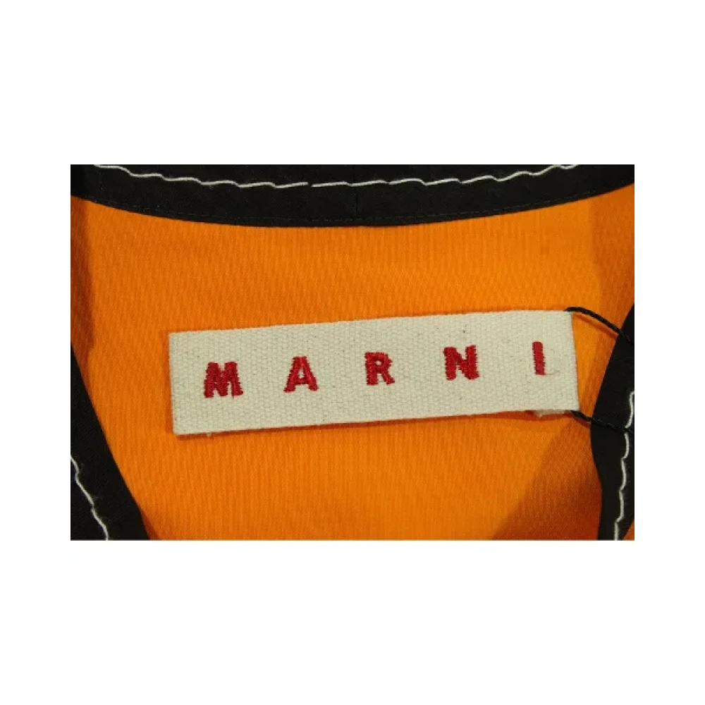 Marni Pre-owned Cotton tops Orange Dames