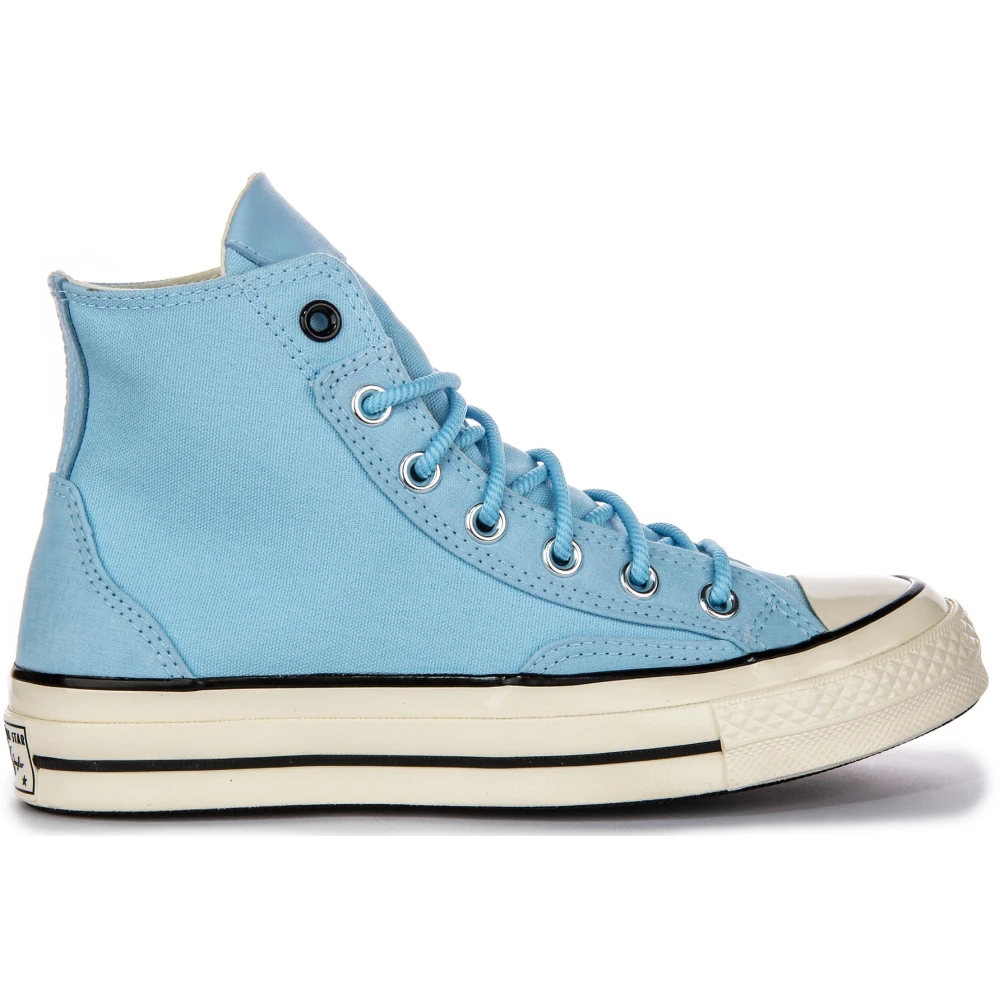 Converse Blue Sneakers, Female, 11 Uk, Retro Court Trainers In Sky