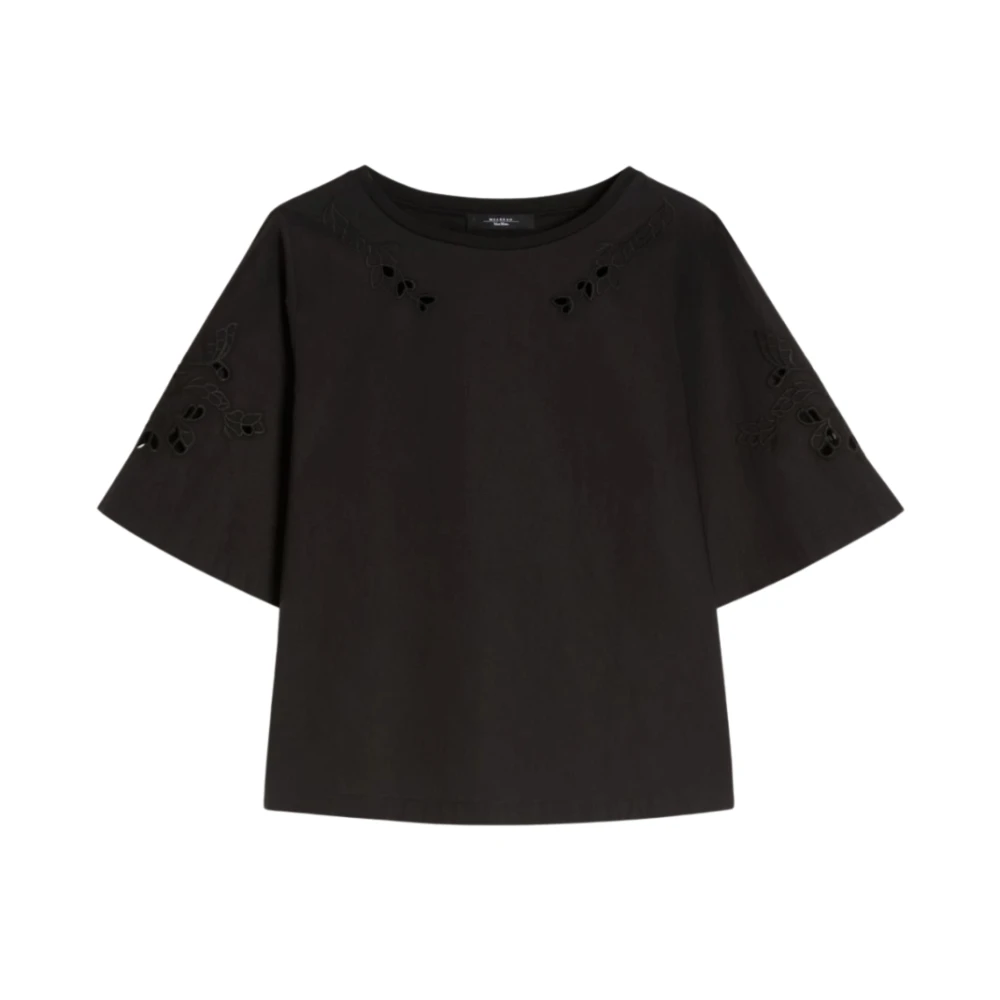 Weekend Max Mara Women's Black Wkdtarga Top - T-Shirts - Xs - Tops