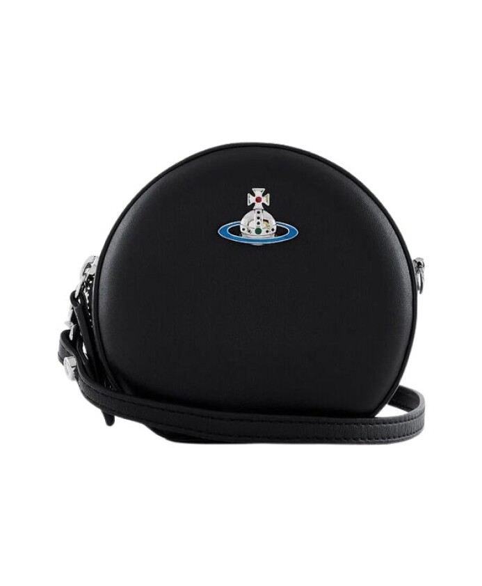 black-mini-round-crossbody-bag