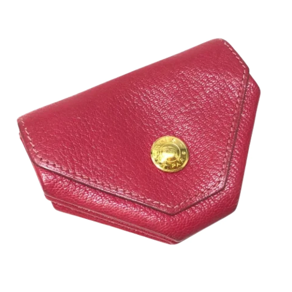Hermès Vintage Pre-owned Leather wallets Pink Dames