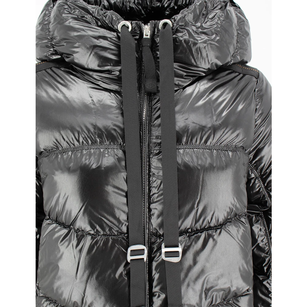 Parajumpers Lange Donsjas met Verstelbare Capuchon Black Dames