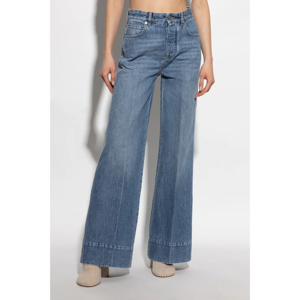Bottega Veneta Wijde jeans Blue Dames