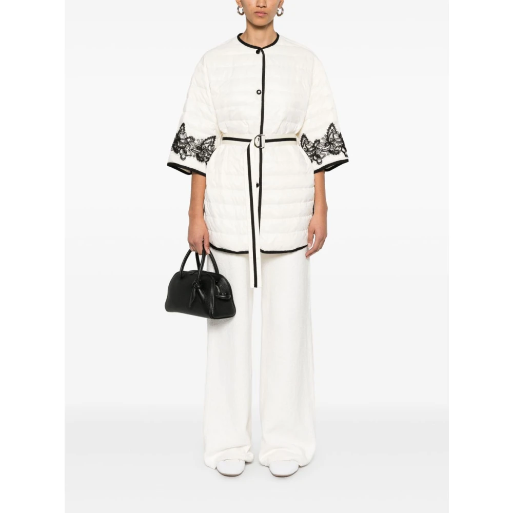 Ermanno Scervino Witte Jassen met Tailleband White Dames