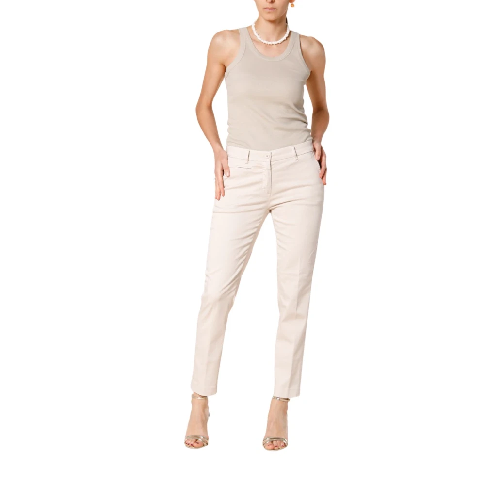 Mason's Slim-fit Trousers White Dames