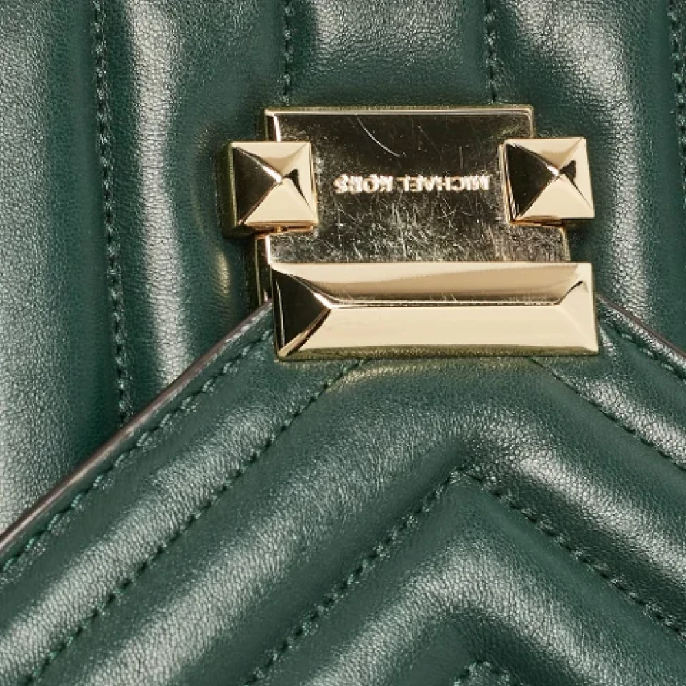 Michael Kors Pre-owned Leather shoulder-bags Green Dames