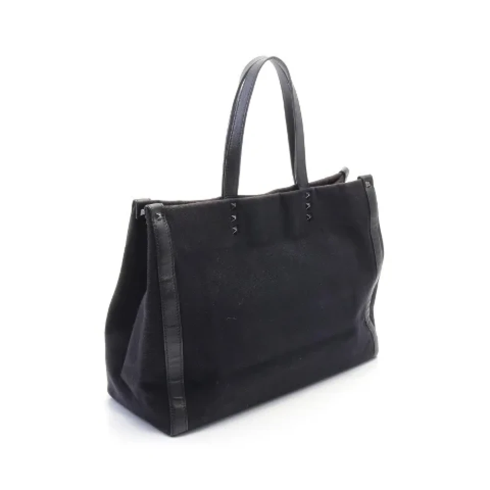 Valentino Vintage Pre-owned Canvas totes Black Dames