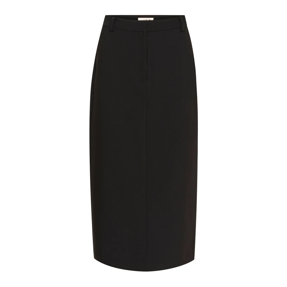 Soaked In Luxury Women's Black Midi Skirts, Xs, Long Pencil Skirt