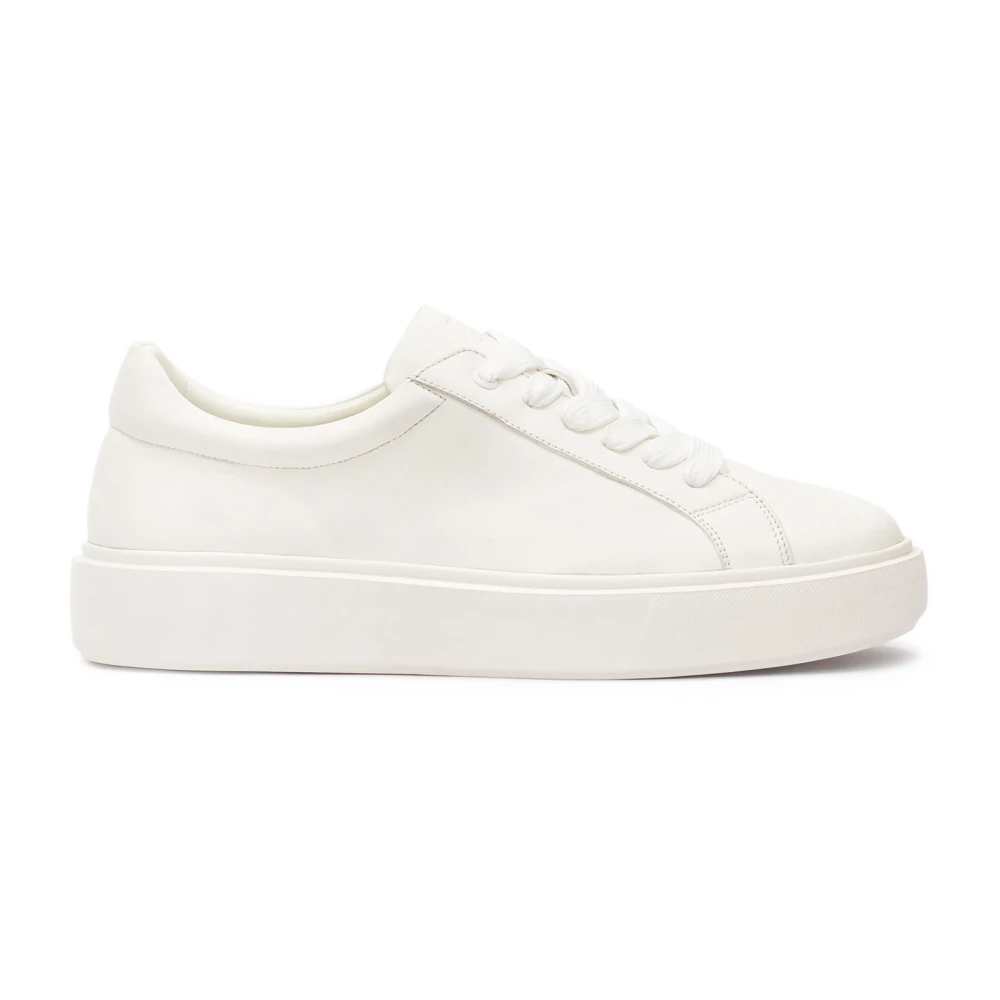Kazar Studio Leren sneakers voor heren op een gelabelde zool Heren Schoenen Wit