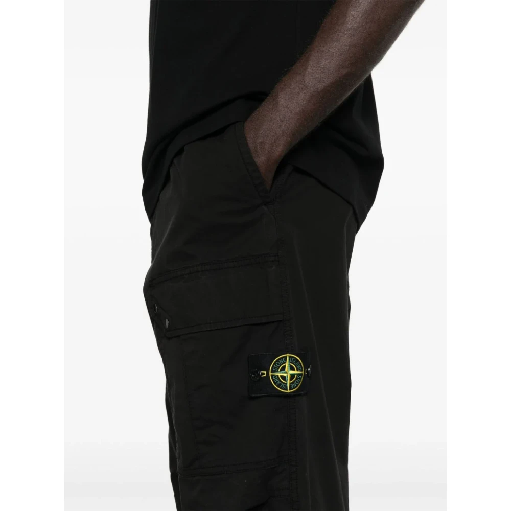 Stone Island Zwarte Casual Kleding voor Mannen Black Heren